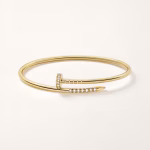 Juste un Clou bracelet small model reverse-set diamonds