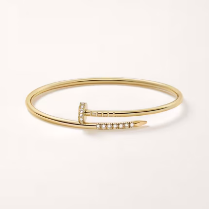Juste un Clou bracelet small model reverse-set diamonds