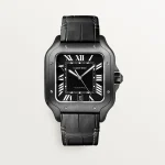 Santos de Cartier watch Black Dial