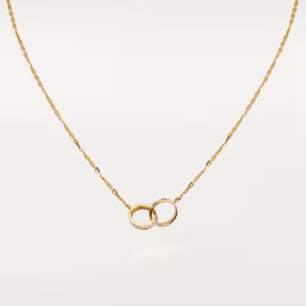 LOVE pendant half-paved